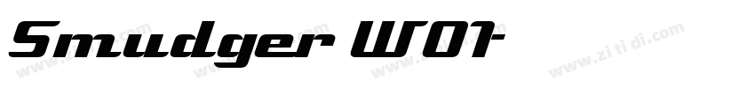Smudger W01字体转换